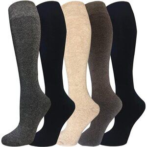 Warm Knee High Socks for Women-Thermal Cotton Socks for Hiking,Work,Winter,Gifts